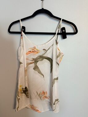 White House Black Market Tropical Floral Cami Tank - Size XS